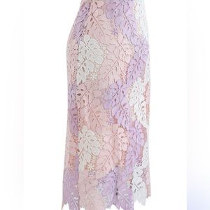 Chic Wish crochet flower skirt in pink